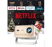 Vidéoprojecteur intelligent - TULLSA - Gimbal N6 Pro - Compatible Netflix - 1080P natif - 700 ANSI - HDR10 - Bluetooth