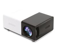 Vidéoprojecteur LED 1080p Mini Portable Home Cinéma Full HD - YG300 - Noir - Luminosité 400