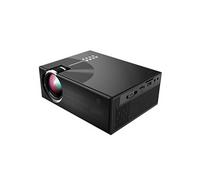 Videoprojecteur LED HD 1800 Lumens Support HDMI USB VGA Smart Home Cinema Noir
