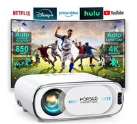 Vidéoprojecteur Netflix Certifié 35000 Lumens Android 13, 4K, WiFi 6, Auto Focus/Keystone 6D, Bluetooth 5.2, RJ45, 35000L, Son 12W