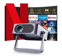 Vidéoprojecteur【Netflix Officiel & Dolby Audio】 700ANSI AI Auto Focus/Keystone Projecteurs de Films, Projecteur Portable natif 1080P Full HD, WiFi6 BT5.3 bidirectionnel pour cinéma à Domicile