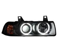 Vidéoprojecteur phares Conduite à CCFL Angel Eyes Noir pour BMW E36 berline Touring