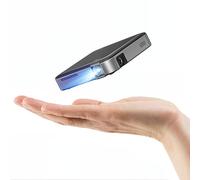 Videoprojecteur Pocket, Mini videoprojecteur DLP Compatible avec la Recharge inversée, Projecteur Video Ultra-Court Compatible Full HD 1080p, Mini Home cinéma retroprojecteur Silencieux HDMI/TV Stick