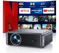 Videoprojecteur Portable [1000ANSI|Netflix-Licensed|Réglage de l'image IA] Vidéoprojecteur 4K Projecteur FHD 1080P Dolby Audio HDMI Arc Auto Focus Keystone WiFi6 Bluetooth Bidirectionnel App Intégrée