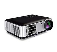 Vidéoprojecteur portable HD 1080p avec écran 200 pouces pour utilisation intérieure et extérieure, support home cinéma double USB et HDMI, VGA Audio TV AV pour divertissement à domicile