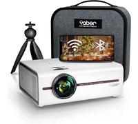 Videoprojecteur Portable Mini Projecteur,V5 Videoprojecteur Wifi Bluetooth 1080P Full Hd,Retroprojecteur Avec Zoom
