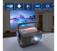 Vidéoprojecteur & tablette tactile 7’’ android 9 - 4k, 6000 lumens