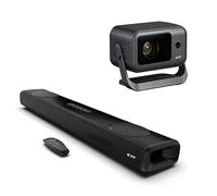 Vidéoprojecteur Ultra HD 4K Android 14 Wi-Fi 6 + Barre de son immersive 100W Bluetooth 5.3