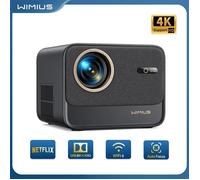 Videoprojecteur WiFi Bluetooth Intelligent WIMIUS Projecteur FHD 1080p Système Android 850 lumens ANSI mise au point automatique