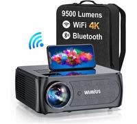 Vidéoprojecteur WiMiUS K8 - Full HD 1080P - 9500 Lumens - WiFi Bluetooth - Correction 4P-4D