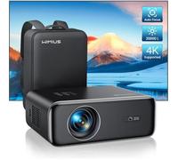 【Auto Focus/Keystone】 Vidéoprojecteur 4K WiFi Bluetooth 30000 Lumens Full HD 1080P, WiMiUS Projecteur 4K Supporté Zoom 50% Vidéoprojecteur WiFi6 Portable Home Cinéma/Extérieur pour Phone/TV Stick/PS5