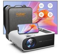 Vidéoprojecteur - YABER - Pro V8 - WIFI6 - Bluetooth - 450 ANSI Lumens - 4K Full HD 1080P
