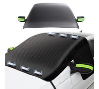 VideoPUP Protection contre le gel pour pare-brise de voiture contre la glace et la neige avec couverture de rétroviseur latéral, housse de protection améliorée pour voiture en hiver, tissu Oxford