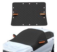 VideoPUP Protection contre le gel pour pare-brise de voiture pour glace et neige - Protection contre le gel - Avec housse de rétroviseur latéral - Protection de pare-brise - En tissu Oxford épais avec