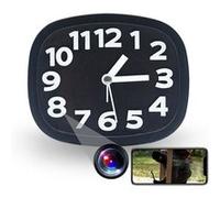 Vidéosurveillance Espionne 1080P Horloge Caméra Cachée IR Capteur Mouvement WiFi + SD 8Go YONIS