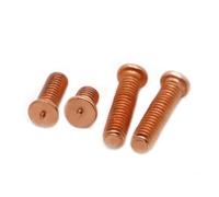 Vides de soudage Spot Goujon plaqué cuivre en acier au carbone, vis de soudage par points, Point de soudure, boulon à clous