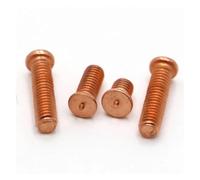 Vides de soudage Spot Goujon plaqué cuivre en acier au carbone, vis de soudage par points, Point de soudure, boulon à clous