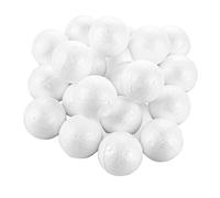 VIDETOL 100 Pièces Boule Polystyrène, Boule Polystyrene 4 cm, Blanc Polystyrène pour l’Artisanat, Le Bricolage, Les Projets Créatifs