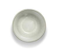 VIDI Alba Set de Saladiers en Blanc Perlé | Set de 6 Saladiers au Design Asymétrique | Ø15 Saladier en Faïence Four, Micro-ondes et Lave-vaisselle | Set Assiettes 6 Personnes