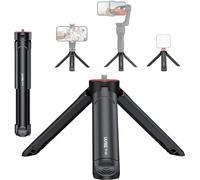 VIDIFY UURIG TP-05 Mini trépied pour appareil photo DJI Pocket 3 - Perche à selfie portable avec support de téléphone à vis de 6,35 mm et lumière Vlog
