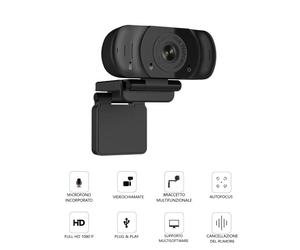 Vidlok WebCam Pro W90 Travail Conférence Dad Enseignement A Distance Full 1080P