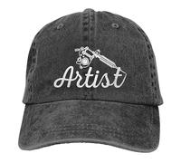 VIDOJI Casquette Baseball Tatoueur Tatoueur Cadeau Accessoires Unisexe Style Vintage Stressé Lavé Tatoueur Casquette Solaire Réglable Cadeau d’Anniversaire Parfait