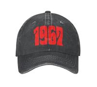 VIDOJI Casquette de Baseball Unisexe Cadeaux d’Anniversaire en Coton Classique Né en 1967 Casquette de Baseball pour Femmes Hommes Réglable Papa Chapeau Protection Solaire Cadeaux de Noël