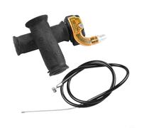 Vidonergy 1 paire de poignées d'accélérateur pour 49 CC 2 - Pour ATV Pocket Dirt pour vélo, poignées limitables de guidon avec câble, caoutchouc + plastique, taille 2,2 cm, compatible avec