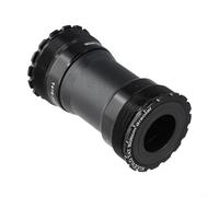 Vidonergy Boîtier de pédalier fileté T47-24 en aluminium pour vélo de route et montagne, largeur 86,5 mm, roulements à cartouche scellés, noir