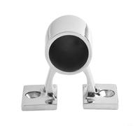 Vidonergy Borne de rail de 90 degrés en acier inoxydable 316 pour montage de main courante de cabine de bateau avec tuyau OD de 2,5 cm, raccord de qualité marine pour installation de poupe et de