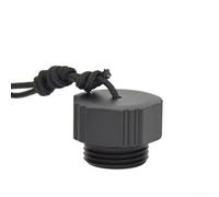 Vidonergy Bouchon de plongée pour régulateur DIN premier étage - Housse anti-poussière en alliage d'aluminium avec cordon, protection pour valve de réservoir de plongée, compatible avec les valves DIN