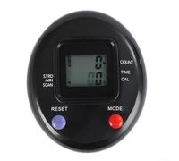 Vidonergy Compteur de pas multifonction avec affichage numérique pour vélos d'appartement et machines d'escalier, fitness en plastique avec kilométrage, calories et