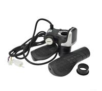 Vidonergy Demi affichage électrique divisé de l'accélérateur de guidon avec écran LCD et verrouillage, contrôleur de vitesse 36 V pour la plupart des vélos électriques, VTT et scooters