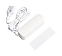 Vidonergy Détecteur de fuite d'eau pour alarme de prévention des inondations avec alertes réelles App, sonde de 0,9 m, blanc