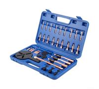 Vidonergy Ensemble d'extracteur de roulement 33 en 1, avec six tailles de manchon, deux têtes d'extraction | Ensemble d'extracteur d'essieu de moyeu de roue en chrome vanadium | Pour professionnel