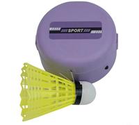 Vidonergy Entraîneur de rebond de badminton avec télécommande, vitesse et angle réglables pour la pratique en solo, équipement d'entraînement portable en intérieur et en extérieur pour les athlètes et