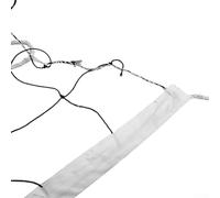 Vidonergy Filet de volleyball d'extérieur 950 x 100 cm, maille PE portable avec renfort de câble en acier, espacement de 10 mm pour plage, jardin, intérieur et jeux par tous les temps