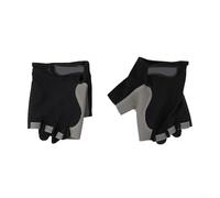 Vidonergy Gants de cyclisme pour sports de plein air pour homme et femme, gants de vélo avec tissu en maille respirante et atténuation des chocs, équipement de fitness résistant au soleil (noir)