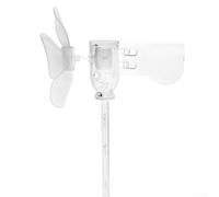 Vidonergy Générateur d'éolienne miniature éducatif avec lames réglables à 360° pour l'enseignement des expériences scientifiques, bleu