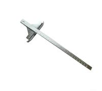 Vidonergy Guide de bord de scie circulaire en métal avec échelle compatible avec les scies sans fil DC390K DW936 DC300 DC310, accessoire de coupe de précision stable pour le bricolage (guide argenté