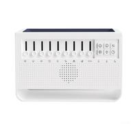 Vidonergy Humidificateur à bruit blanc avec 8 sons de sommeil et diffuseur d'aromathérapie, veilleuse réglable et simulation de flamme, minuterie de 30/60/120 min, pour (humidificateur)