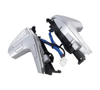 Vidonergy Interrupteur de commande au volant pour 2011-2013, OEM 84250-06160, 84247-06080, interrupteur de volant en plastique argenté