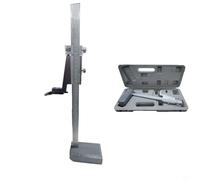 Vidonergy Jauge de hauteur en acier 0-300 mm et 0-200 mm avec valeur de lecture de 0,02 mm, règle de mesure pour usinage, argent (0-300 mm)