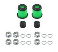 Vidonergy Kit de reconstruction 90a pour skateboard et camion - Absorption des chocs durs avec coussinets pivotants cylindriques et coniques pour longboard (vert)