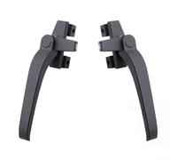 Vidonergy Kit de remplacement de poignée en alliage d'aluminium, 2 pièces, main droite et gauche, design poussoir externe avec mécanisme de verrouillage, compatible avec et (gris)