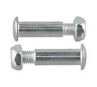 Vidonergy Kit d'écrous de roue de compresseur d'air pour trou intérieur de 12 mm - Matériel de montage en métal pour chariots à outils pneumatiques d'atelier, compatible avec standard (A)