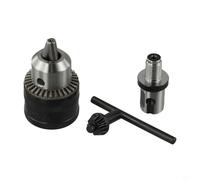 Vidonergy Lot d'adaptateurs de mandrin de perceuse tige de 19 mm vers cône B16 (1/2-20 UNF) avec mandrin à 3 mâchoires t plusieurs plages de serrage - pour perceuses magnétiques (2)