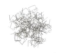 Vidonergy Lot de 100 agrafes à chaud en acier inoxydable pour kits de soudage en plastique - Agrafes pré-découpées de 0,6 mm et 0,8 mm pour coin/plat/vague compatibles avec pare-chocs de voiture et