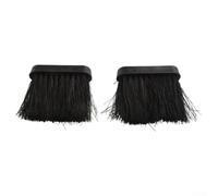 Vidonergy Lot de 2 brosses de cheminée, avec têtes de rechange pour outils de nettoyage de cheminée et grille de barbecue, pour poêles et foyers pour un nettoyage en profondeur (S)