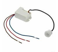 Vidonergy Lot de 2 mini détecteurs de mouvement PIR avec détecteur de mouvement à 360° avec contrôle jour/nuit réglable et retard pour intérieur